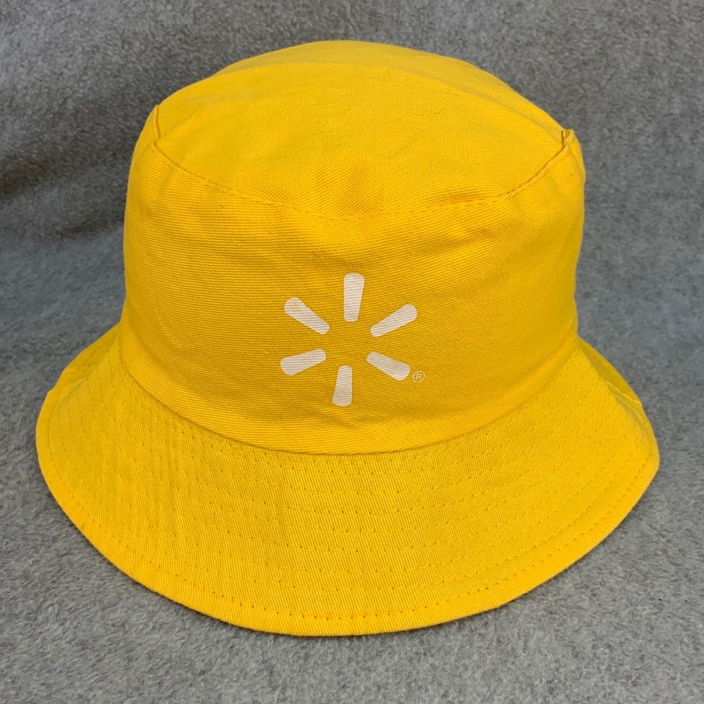 Walmart Spark Logo Unisex Yellow Walmart Bucket Hat Sun Cap OSFM